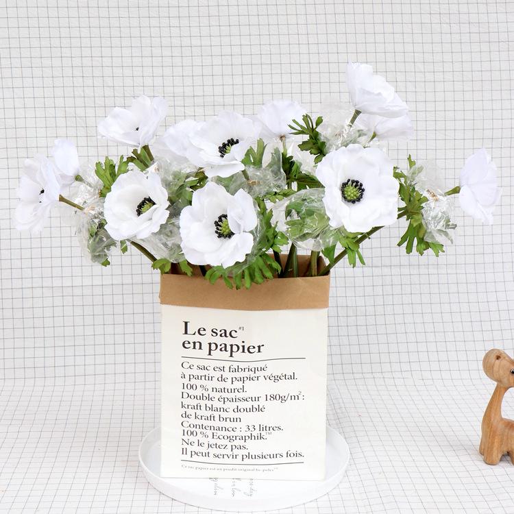 Anemone Silk Flower Decor for Wedding, Hotel, or Home Broadcast