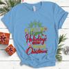 Top da Donna in Cotone Natale Coquette Stampa Fiocco High Street Moda Trendy Pullover Magliette da Donna