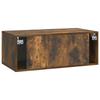 Wall Mounted TV Cabinet Smoked Oak 78.5 x 41 x 30 cm