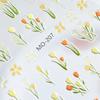 5D Blumen Nageltattoos Tulpen Design Frühling Blumige Blätter Selbstklebende Nagelaufkleber Kleine Frische Blumen Slider Maniküre Dekor