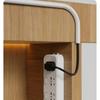 1Roll 118" Cable Management Sleeve - Self-Adhesive PVC Cord Hider for Wall & Floor, Insulated Wire Cover
