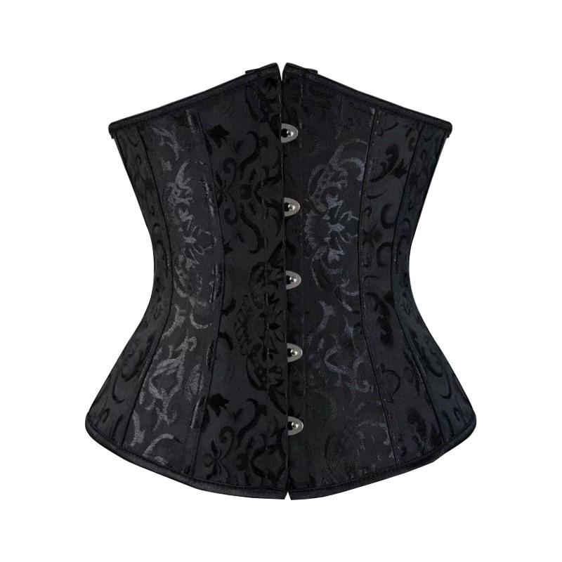 Bridal Sculpting Corset: Jacquard Waist Cincher & Lumbar Support Abdomen Binder