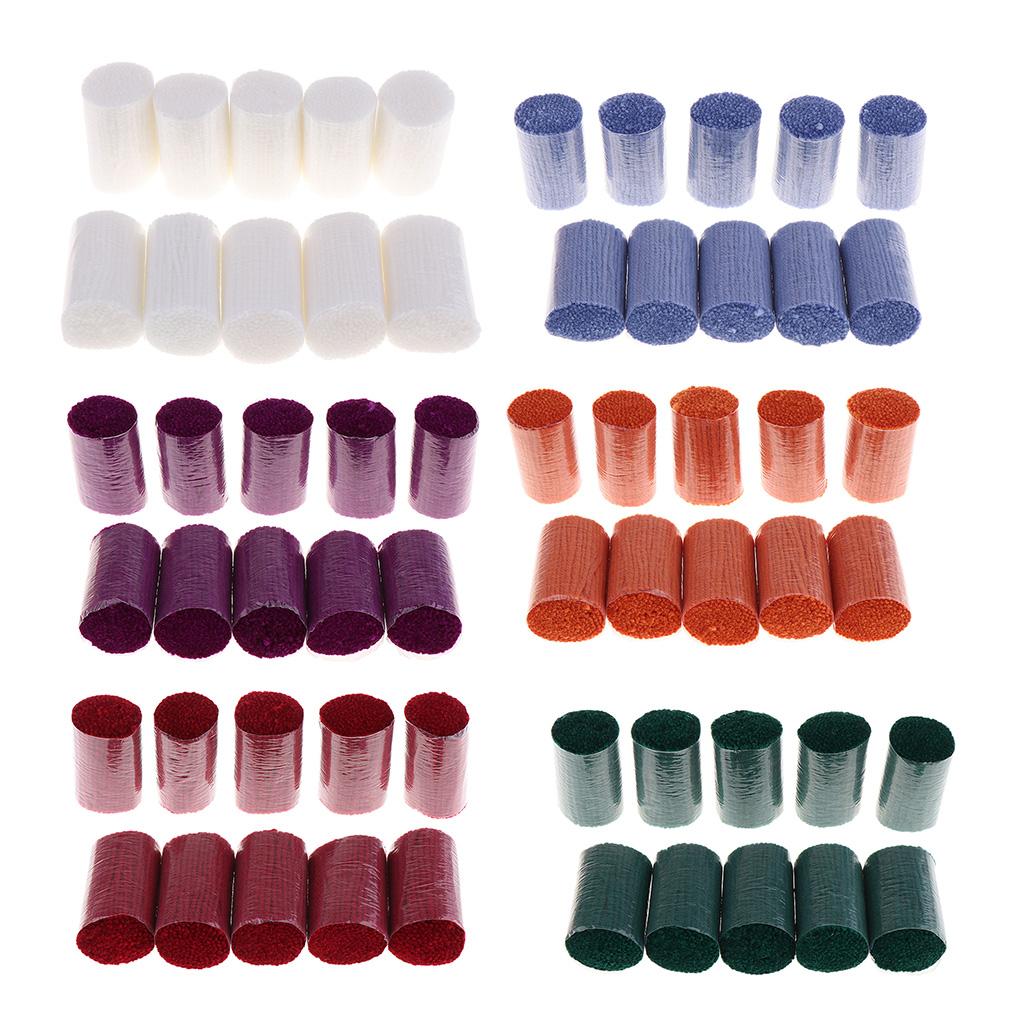 DIY Häkelgarn Acrylfasern Teppich-Häkelgarn-Set Verschiedene Farben für Heimtextil-Bastelarbeiten