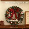 Christmas Decoration Wreath Pendant Photo Decoration Scene Arrangement Rattan Christmas Tree Pendant Peripheral Wall Hanging Door Hanging