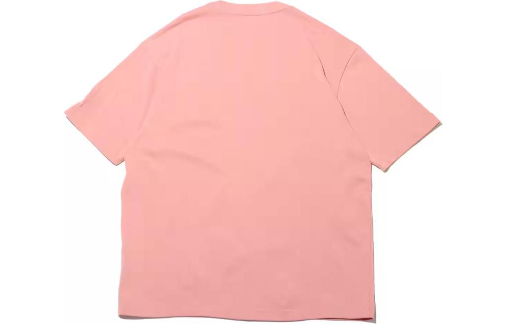 Jordan T Shirts Men's Pink Crew Neck Moderate Straight Fit FJ1970-685