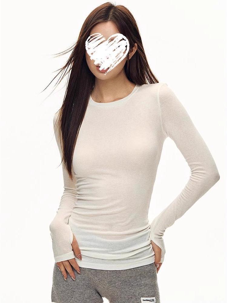 Women's Soft & Comfortable Slimming Long Sleeve Base Layer T-shirt