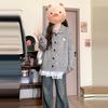 Loose and Lazy Style Gray Lapel Women's Sweater Autumn and Winter New Knitted Cardigan Women's Top Coat