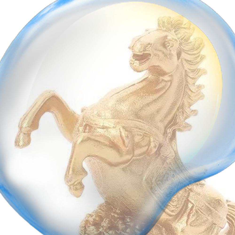 

Chinese 2026 Year of Horse Ornament Zodiac Blessing Souvenir Feng Shui Horse Year Ornament for Home Room Office Decoration China Mainland