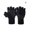 1 Pair Woman Man Unisex Cold Winter Glove Portable Half-finger Mitts Windproof Fingerless Skiing Gloves Sporting Camping