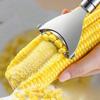 Edelstahl Mais Schäler Gezackter Mais Entkerner Schäler Kolben Hobel Planer Drescher Schneider Küche Obst Gemüse Gadget Werkzeug