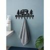 Happy Camper RV Metal Key Holder, Welcome To Our Camper Wall Hook