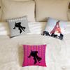 Singer P-Pink T-Trustfall Pink Cushion Cover Home Office Birthday Anniversary Gifts Soft Skin Friendly Cushion Cover