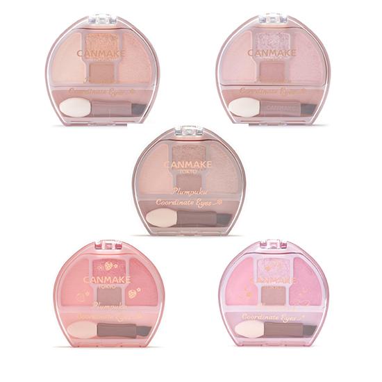 Canmake Plump Eye Code Eyeshadow 1.4g [All 5 Colors] Tear Bag Eyeshadow Coral Shadow