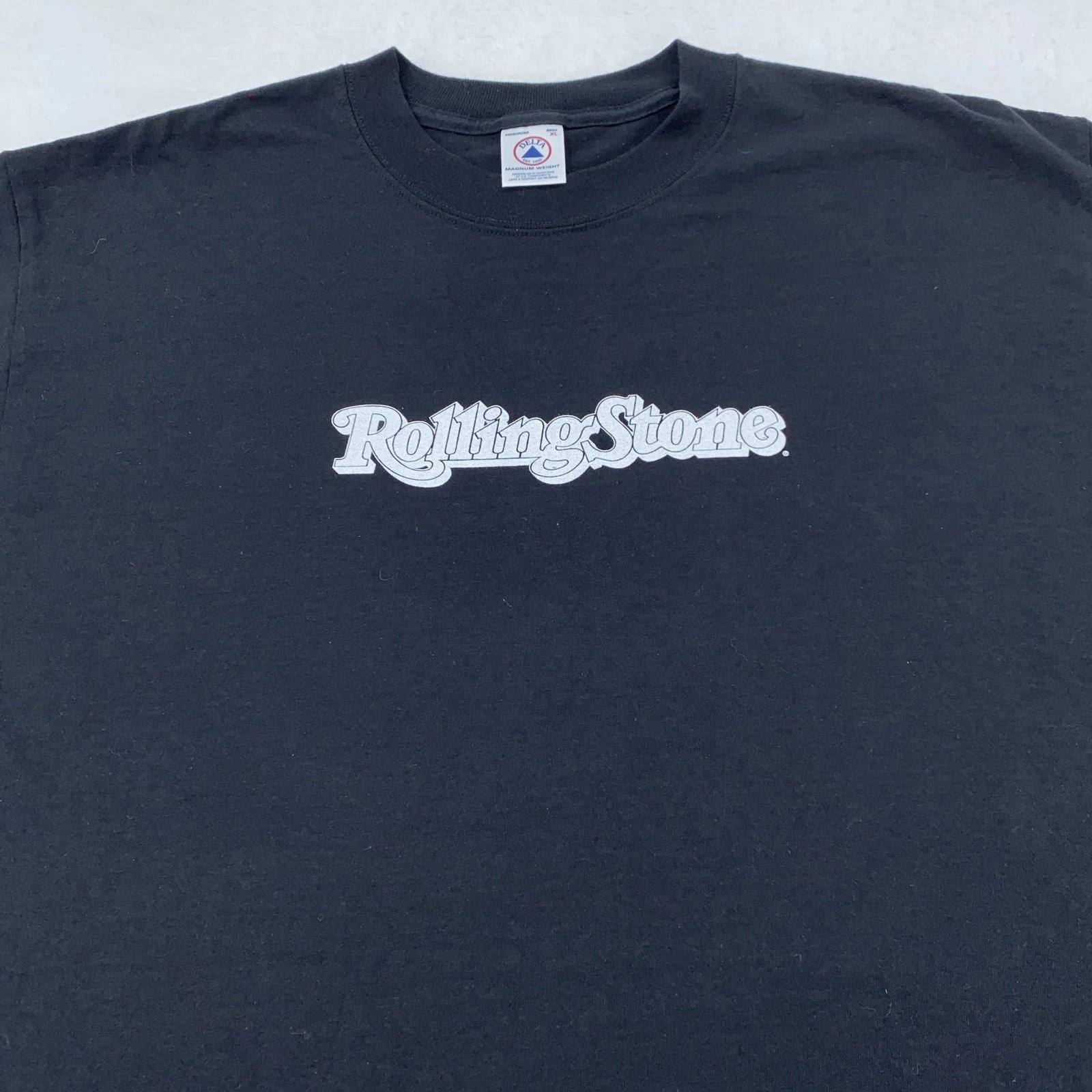 Винтажная футболка Rolling Stone Мужская XL Журнал Рок Метал Музыкальная Группа Футболка Концерт XL