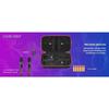 Wireless Microphone Case for JBL Wireless Two Microphone System Universal Handheld Dual Mic Travel Bag for Singing Karaoke