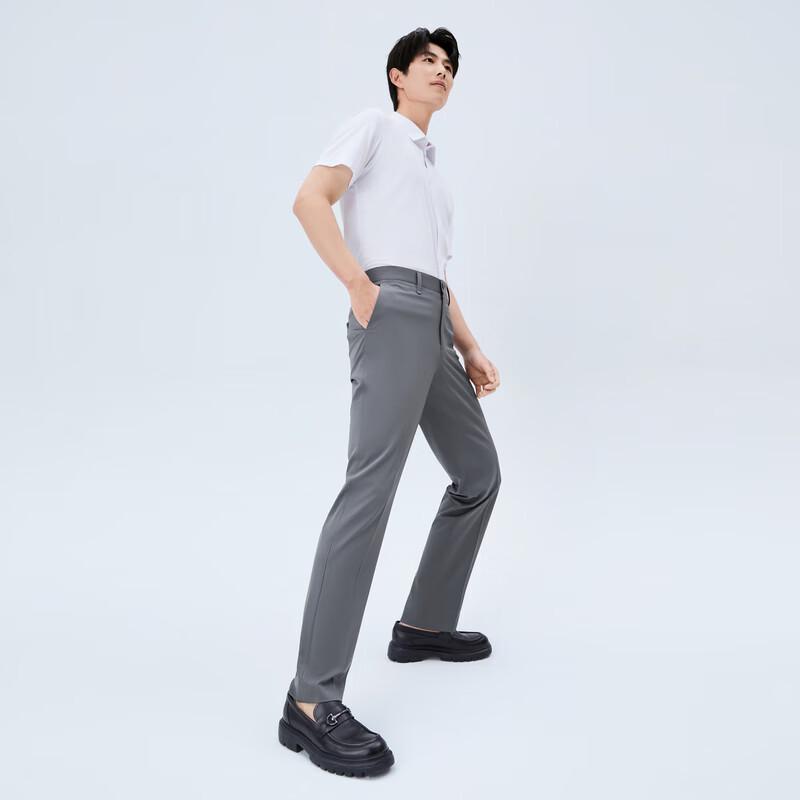 SEVEN Men's Slim Fit Business Trousers