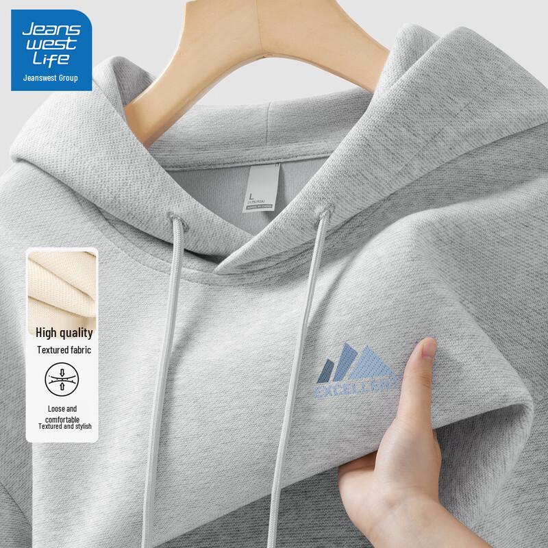 Jeanswest Men's Hooded Pullover Sweatshirt