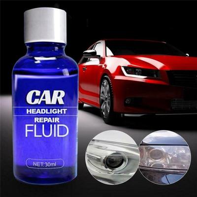 Întreținerea farurilor mașinii Curățare Agent de reșapare Spray Polish Lichid de reparare Îndepărtează complet bruma Siguranța la conducere pe timp de noapte
