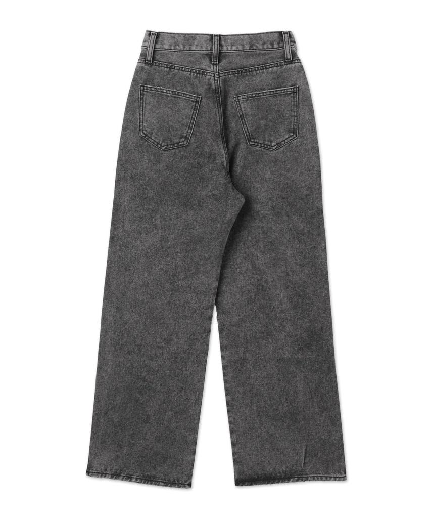 WEGO Denim Denim Große Größe Typ B Black Sonata Damen Straight-Leg Jeans, Hosen, Einfach, Lässig, Stilvoll, Geschenk, Klassisch, Ganzjährig,