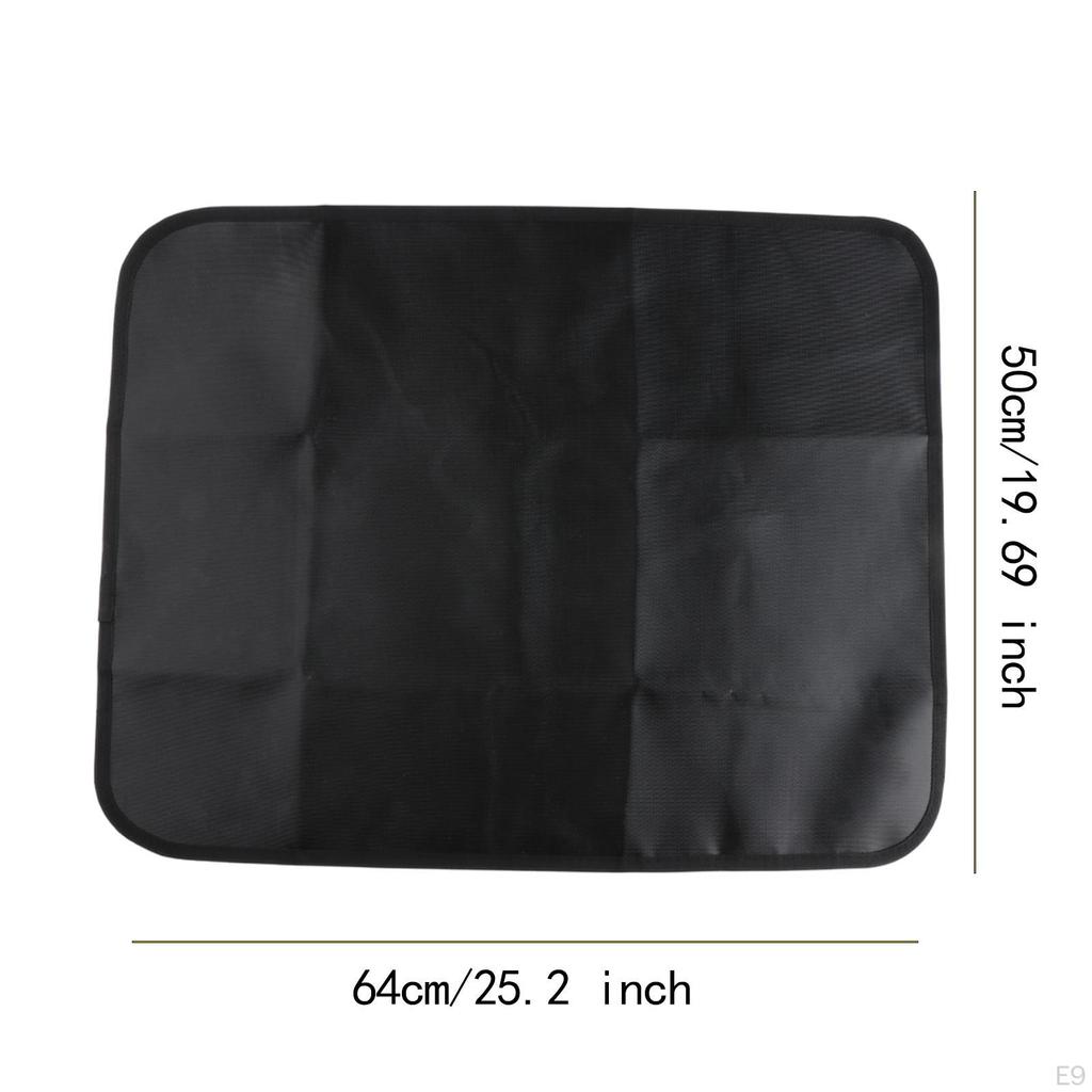 Fireplace Mat BBQ Floor Outdoor Grill Deck Protect Fire Insulation for Indoor