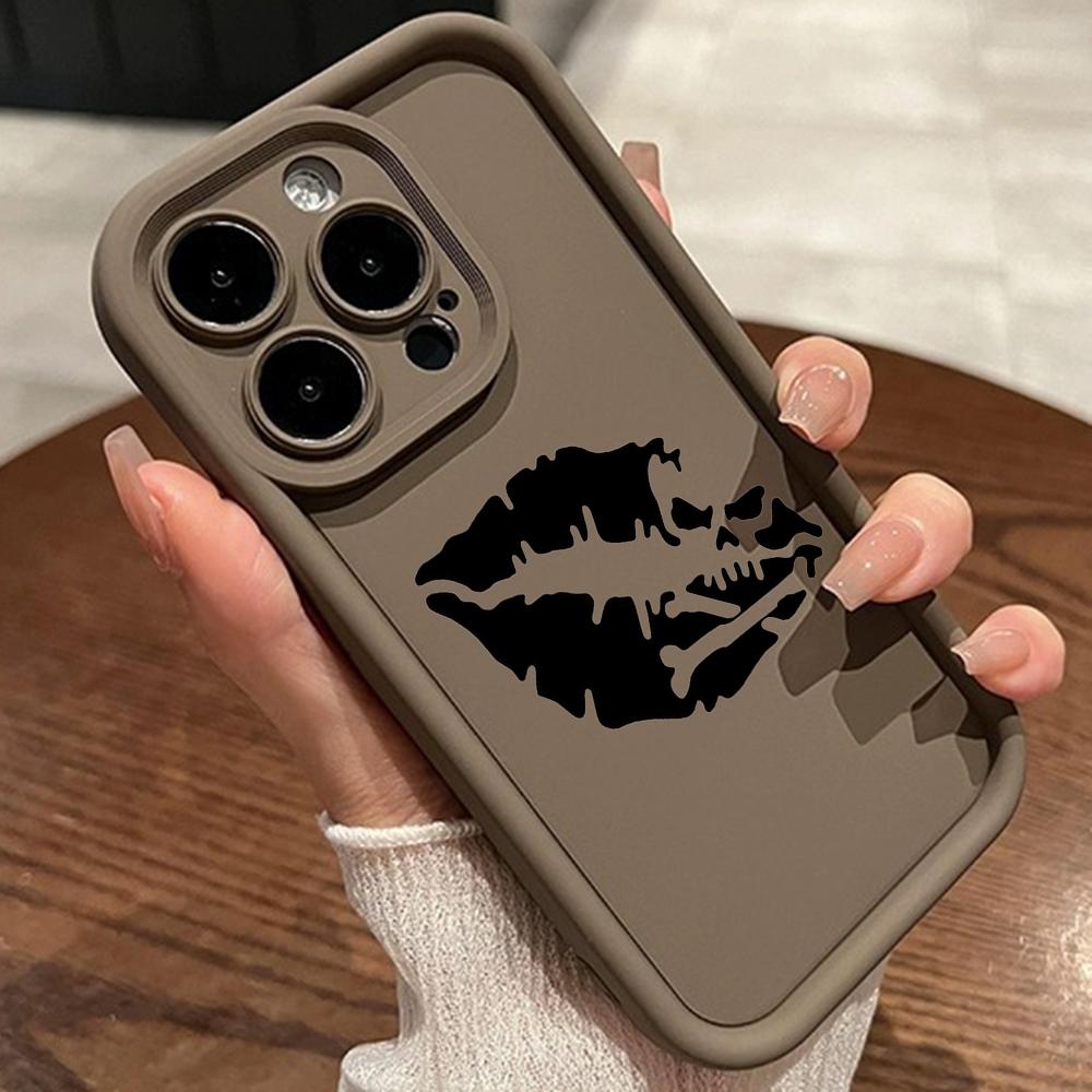 LZ18 Lips Kiss Silicone Phone Case for Xiaomi 11 Lite 5G 14T Redmi 14C 13C A3 Note 12 11 9 10 13 Pro Plus Shockproof Back Cover