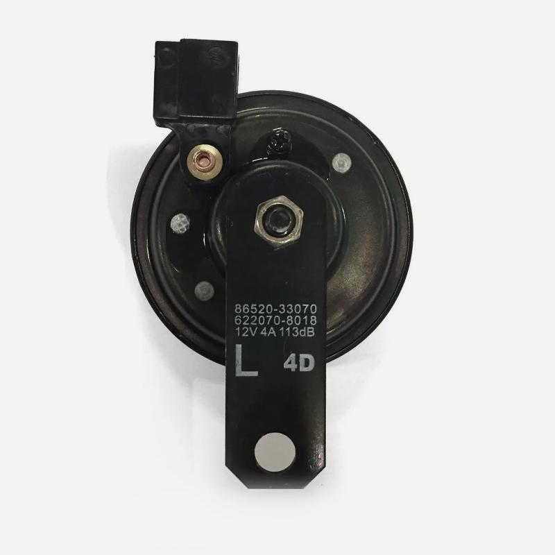 Replacement Disc Car Horn Universal Round Alarm Horn Loud Signal For Toyota Models Universal Car Horn Accessories