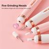 Electric Nail Art Set Multi Functional 5 In 1 Grinding Machine Drill File Beauty Care Polishing Maintenance USB Powered Tool