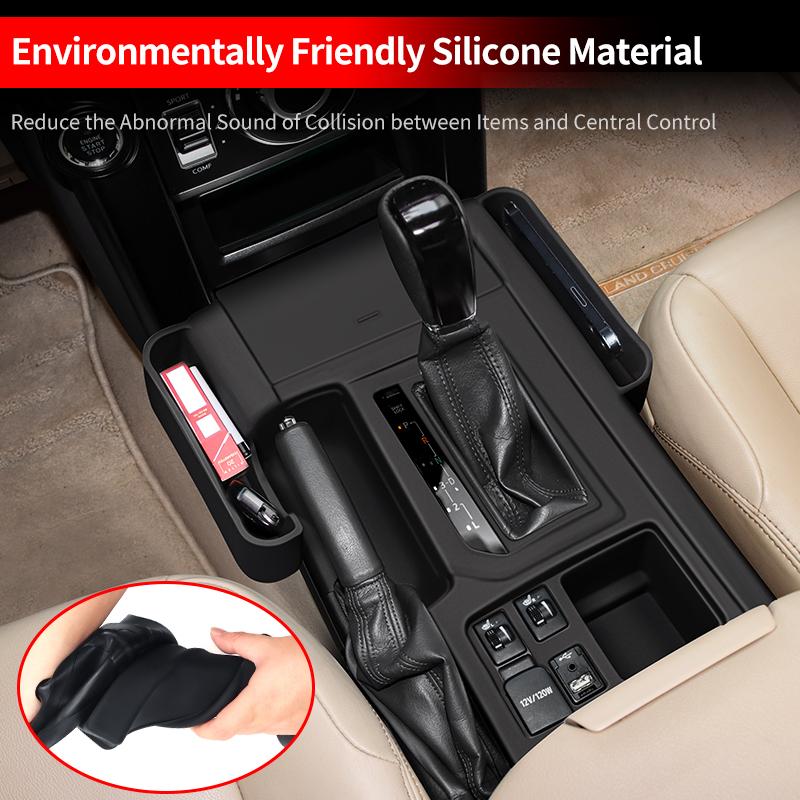 Für Toyota Land Cruiser 150 Prado J150 20211 2010-2023 Silikon-Schutzhülle für die Mittelkonsole Schmutzabweisendes Zubehör für den Innenraum