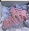 Jelly Colored Wave Hair Claw Hairpin Women Girls Fashion Design Korean Sweet Simple Irregular Hair Clip Headwear