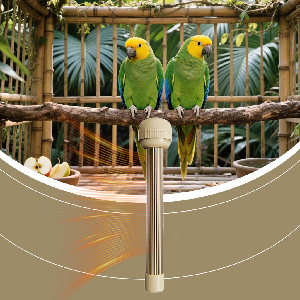Bird Heater Indoor Bird Perch Heater Stand For Parakeets Anti Bite Pet Supplies For Nighttime Travel Conure Hammock Indoor