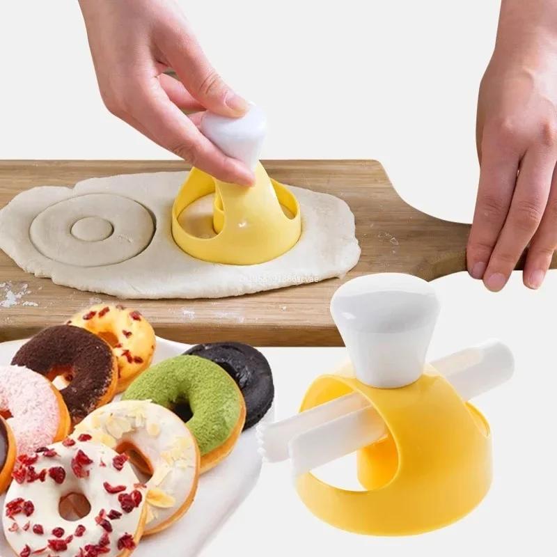 Kreative DIY Donutform Kuchen Dekorationswerkzeuge Kunststoff Desserts Brotschneider Maker Backzubehör Küchenwerkzeuge Fondantformen