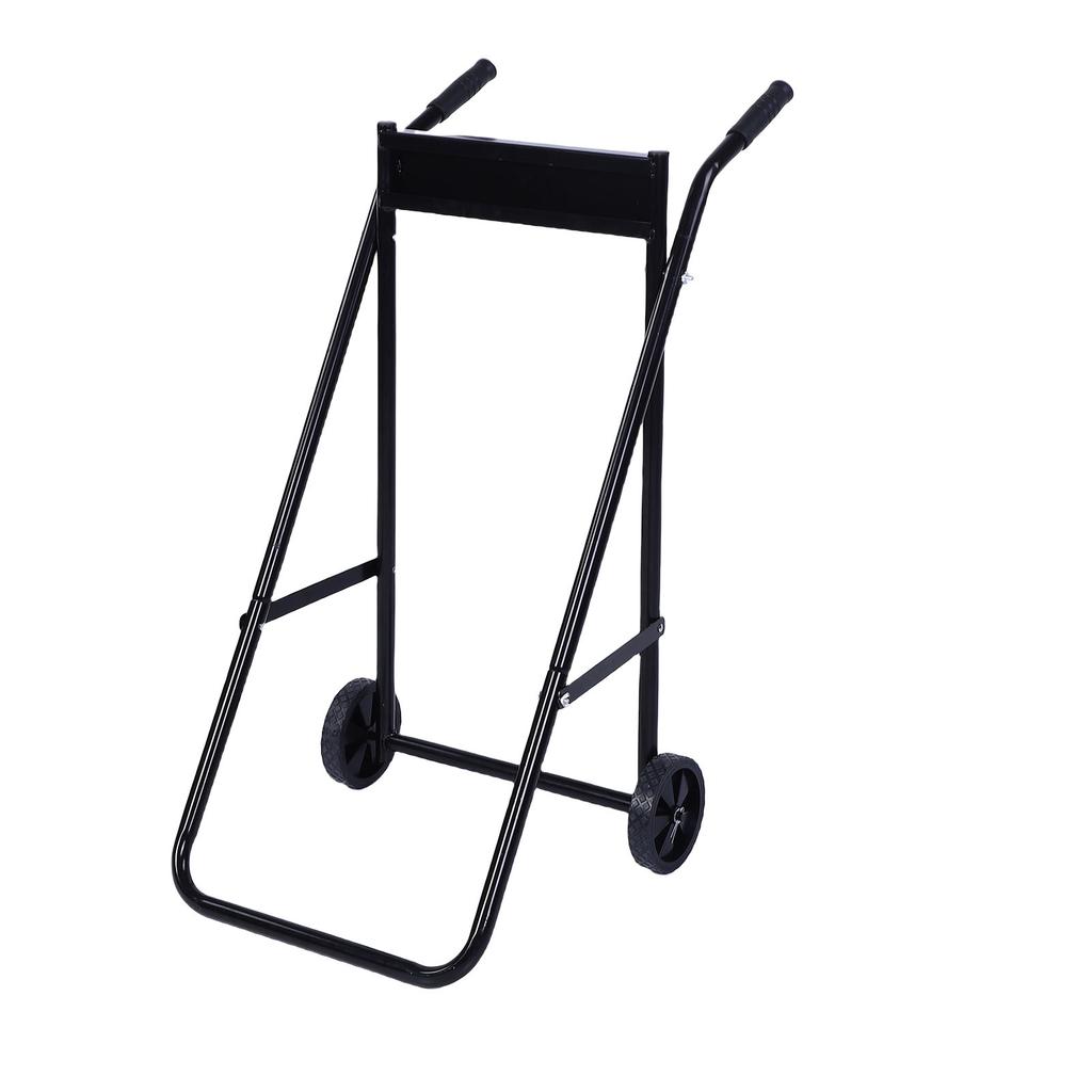 Outboard Boat Motor Stand Heavy Duty 165LB Load Capacity Boat Engine Trolley for Repair Maintenance Storage