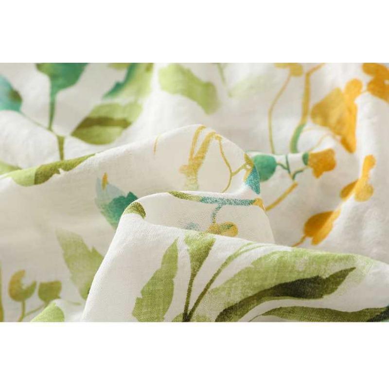 Summer A-Line Floral Big Hem Lined Half-body Skirt