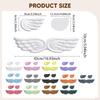 Angel Wing Keyboard Mice Wrist Computer Arm Rest Nonslip Coaster Cushion for Game Typing Office