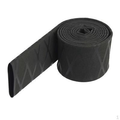 Wasserdichter Schrumpfschlauch, Angelrutengriff, Kork, 15/18/20/25/30/40 mm – Schwarz