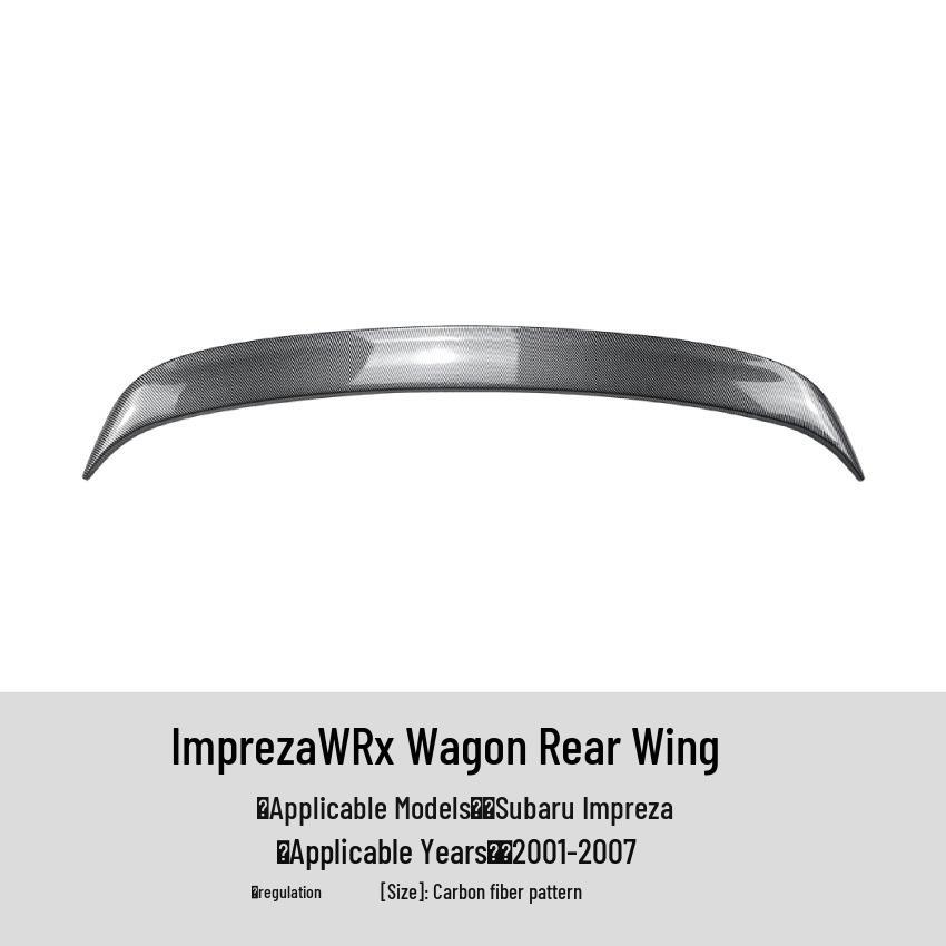 Rear Spoiler for 2001-2007 Subaru Impreza WRX Wagon