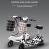 Little Dolphin Folding Electric Scooter: Two-Wheel Lithium Battery Commuter Bike for Teens