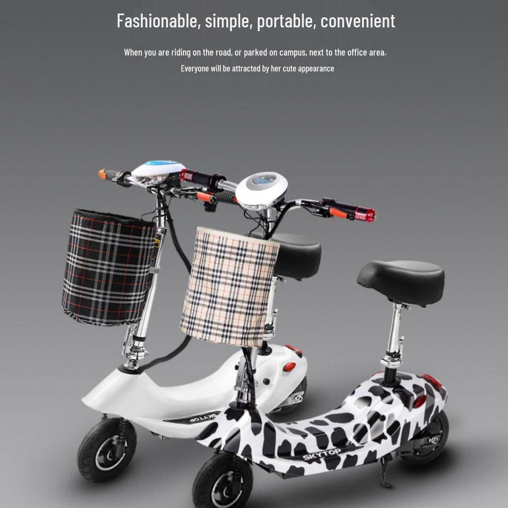 Little Dolphin Folding Electric Scooter: Two-Wheel Lithium Battery Commuter Bike for Teens