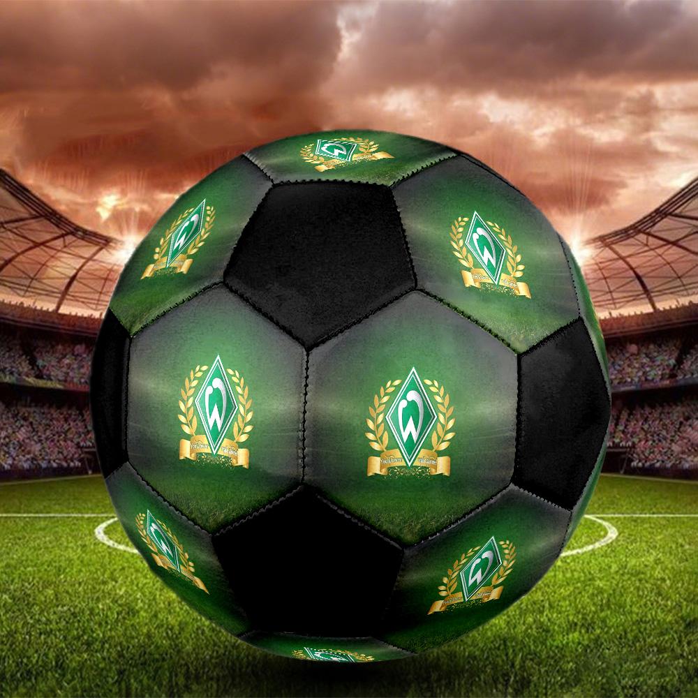 Sportverein Werder Bremen Soccer Ball Colorful All Ages Machine Stitched PVC Competition Ready Durable High-Bounce.SIZE5