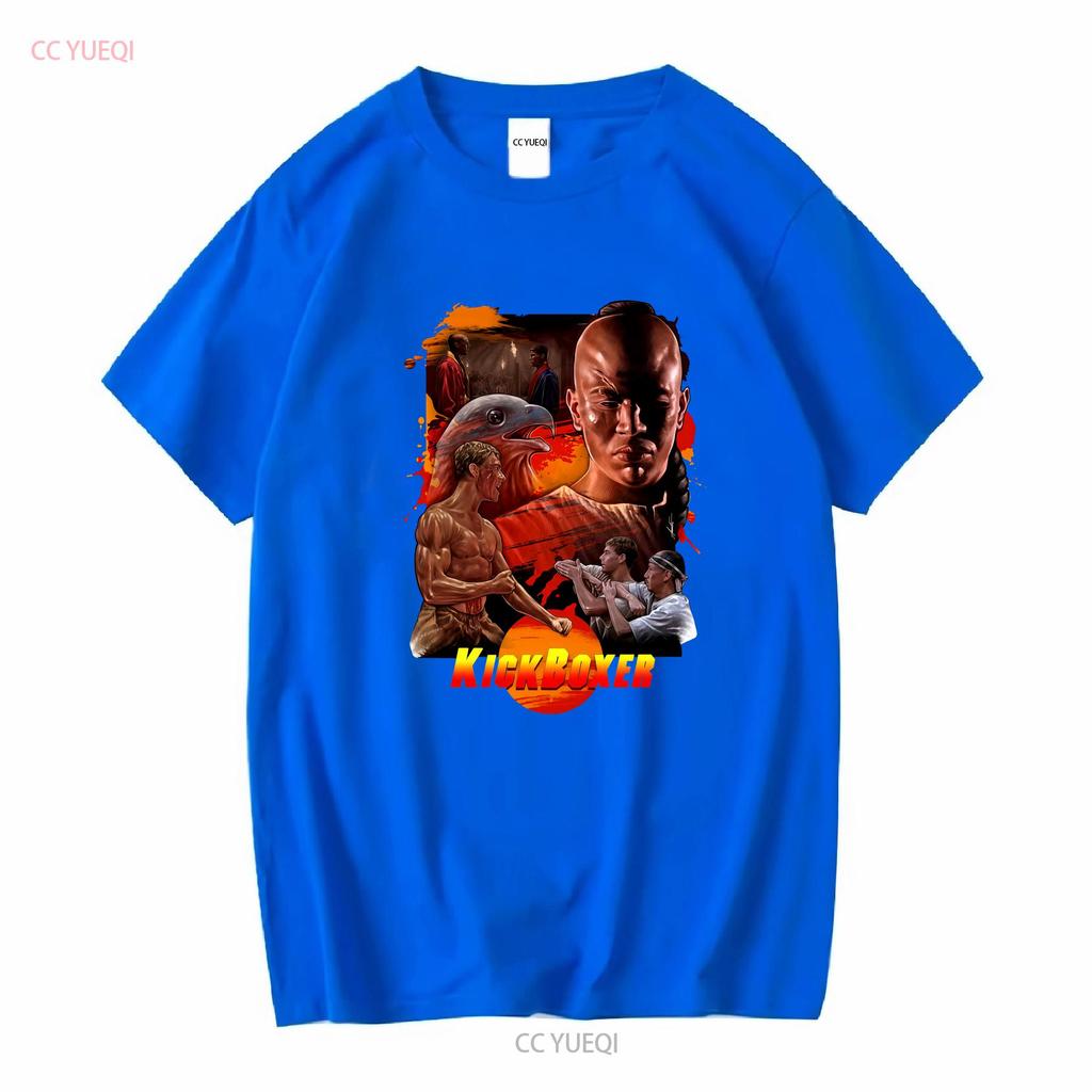 REBAJA Camiseta de Película KickBoxer de Jean Claude Van Damme Algodón Pesado vintage Lavada Transpirable streetwear hombre Ligeramente vintage