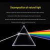 Triangular Glass Prism with Stand for DIY Science and Optics Experiments In Primary Schools