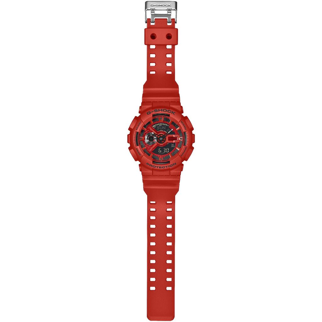Casio Men's G-Shock Watch GA-110RRB-4AJF Red - Eco-Friendly Material, Authentic Japanese Model