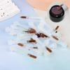 20 SZTUK 5/10/20 Sztuk Jednorazowe 5/10 Do Salonu Manicure Pędzelek do Lakieru do Paznokci do Butelki z Lakierem 15ml Wymienny Pędzelek Brązowe Włosie