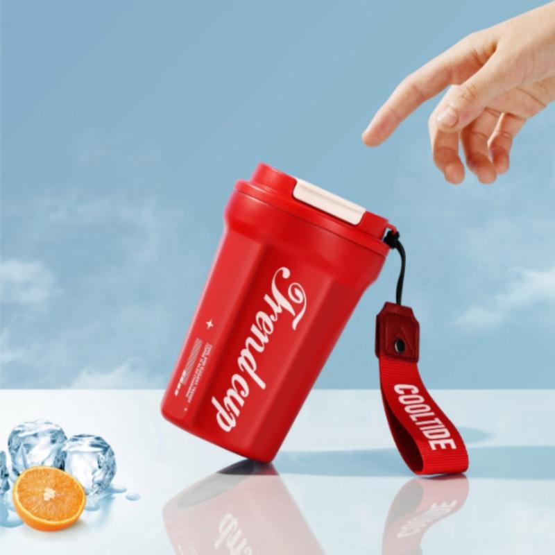 Custom Logo Steel Coffee Mug Vacuum Bottle with Gift Box for Corporate Office Promotional Use in Europe USA