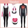 2023 Spider-man Miles Gwen Cosplay Costume Women's Spider-man Jumpsuit Milk Silk Fabric