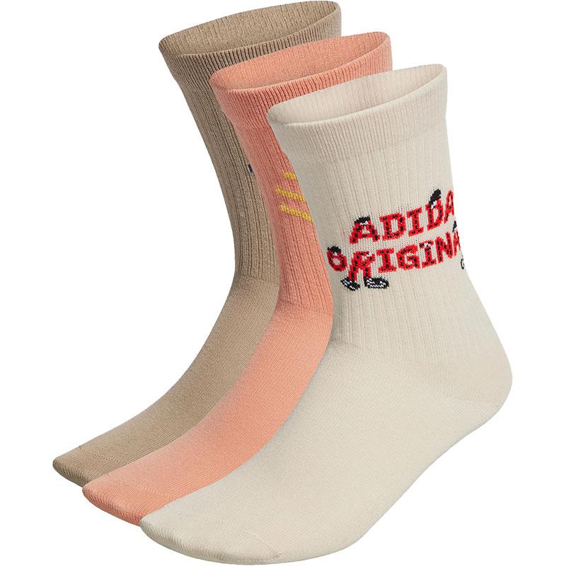 Adidas Originals CHARR MORITA Crew Socks Unisex 3 Pack HZ4236 XS