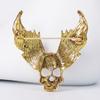 Drill Skull Brooch Sparkling  S Fashion Personality Brooch Accessories for Suit Coat