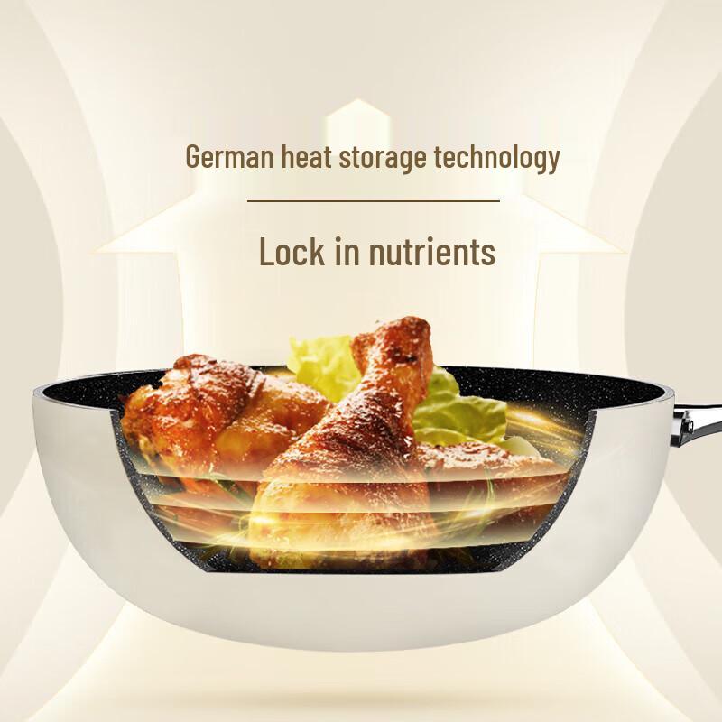 Wenlunshan Non-Stick Wok & Frying Pan Set