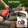 20 Inch Gas Chainsaw 58CC 2-Stroke Powerful Engine Lightweight Wood Cutting Saw for Tree Felling Garden Farm Use