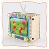 Wooden Television Educational Tell Stories Toy For Children Enhancing Cognitive